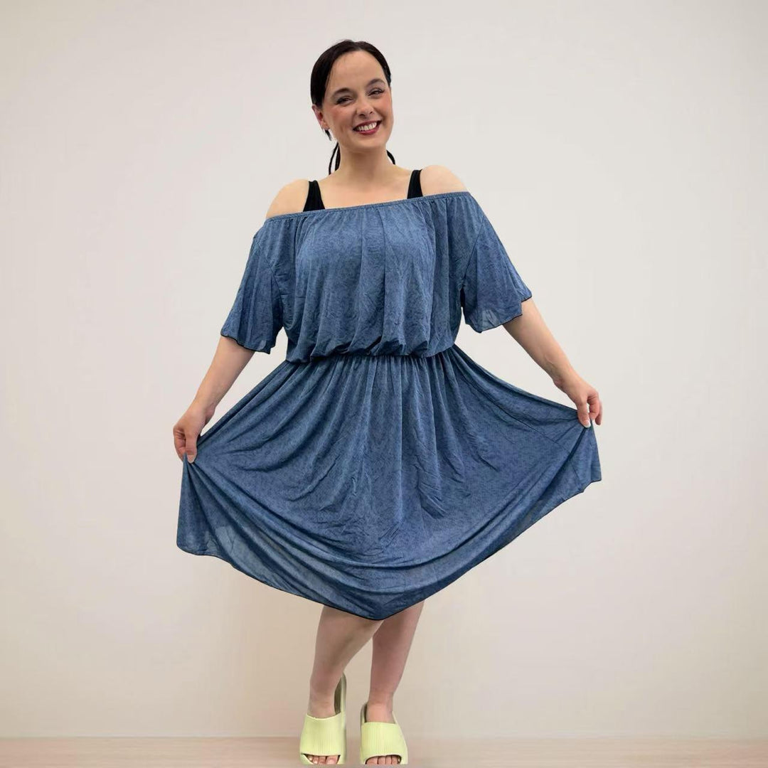 LADIES COMFORT SUMMER DRESS UPGRADED FRESH COOL FABRIC