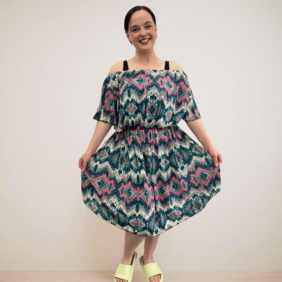 LADIES COMFORT SUMMER DRESS UPGRADED FRESH COOL FABRIC