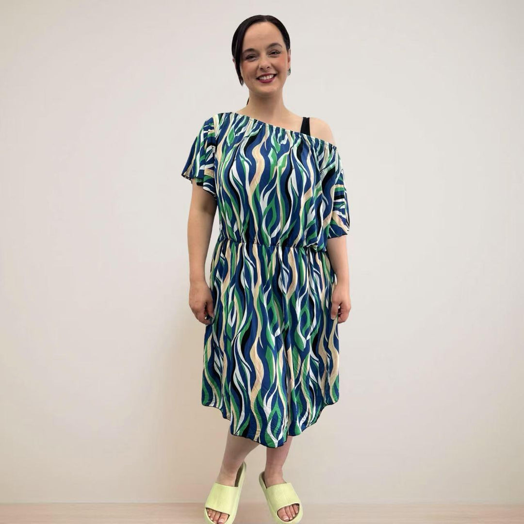 LADIES COMFORT SUMMER DRESS UPGRADED FRESH COOL FABRIC