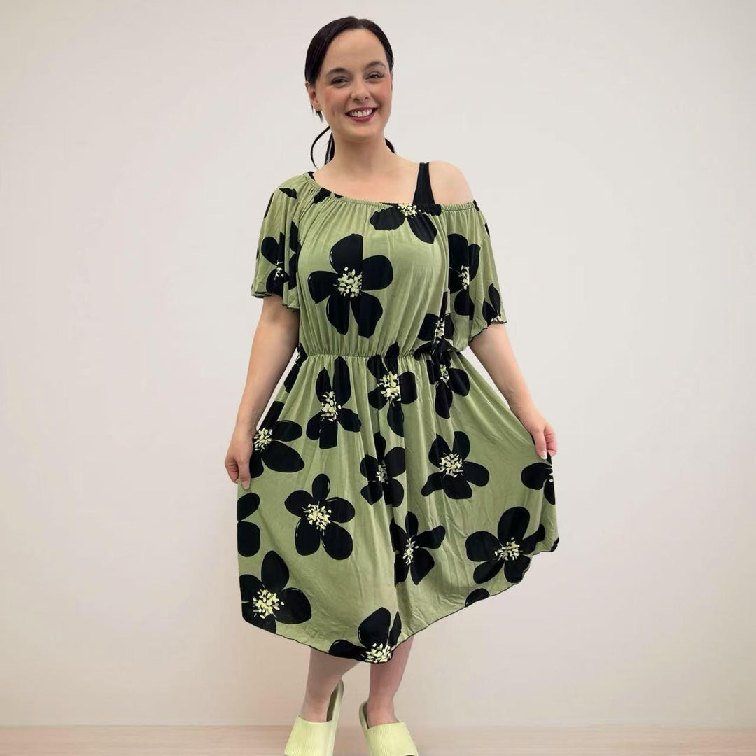 LADIES COMFORT SUMMER DRESS UPGRADED FRESH COOL FABRIC