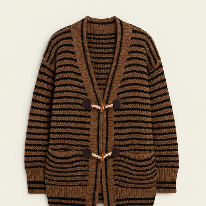 Oversized Chunky Knit Ladies Cardigan One Size Fits All UK Size 12-22