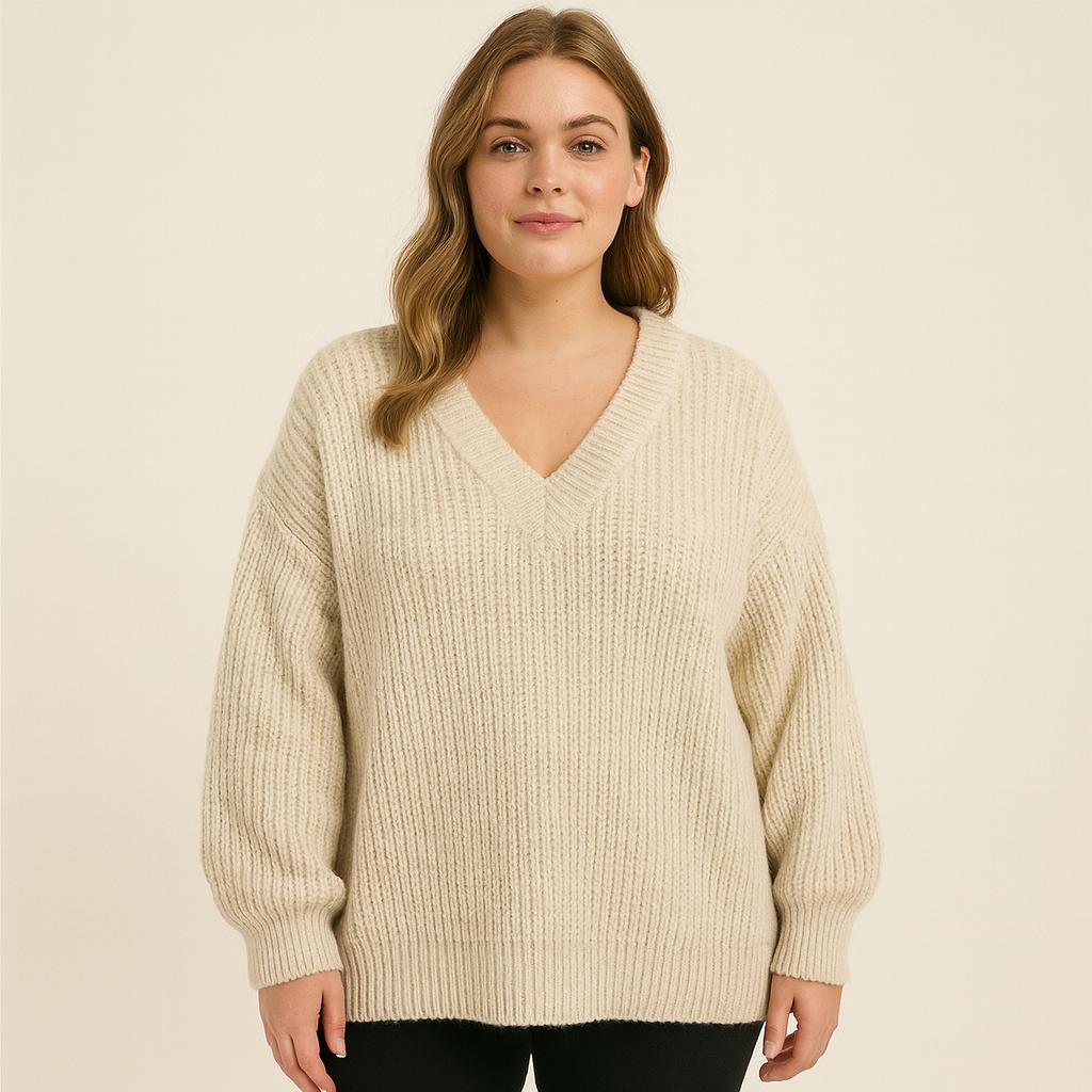 Cozy Fluffy Soft Knit Jumper UK Size 12–24