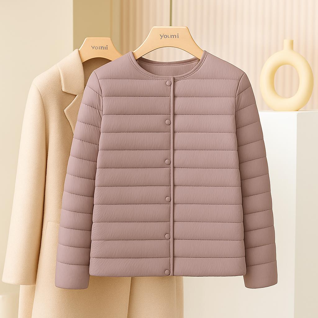 Lightweight Water Resistant 90% Real Down Jacket - UK Size 12-24