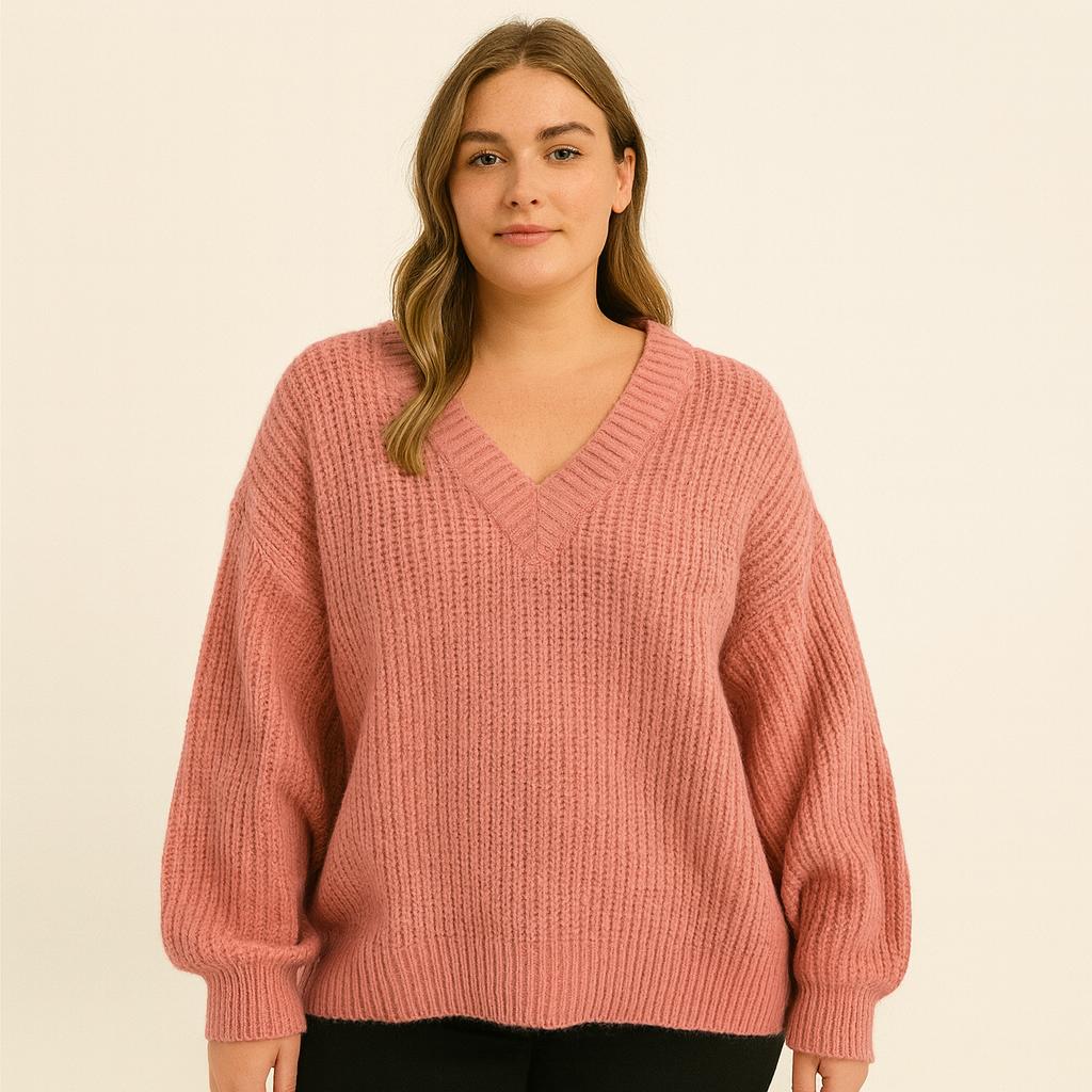 Cozy Fluffy Soft Knit Jumper UK Size 12–24