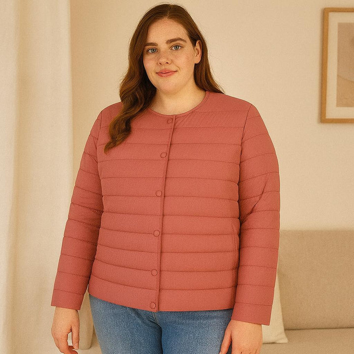 Lightweight Water Resistant 90% Real Down Jacket - UK Size 12-24