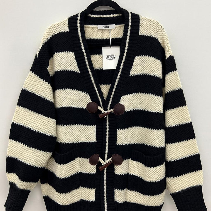 Oversized Chunky Knit Ladies Cardigan One Size Fits All UK Size 12-22