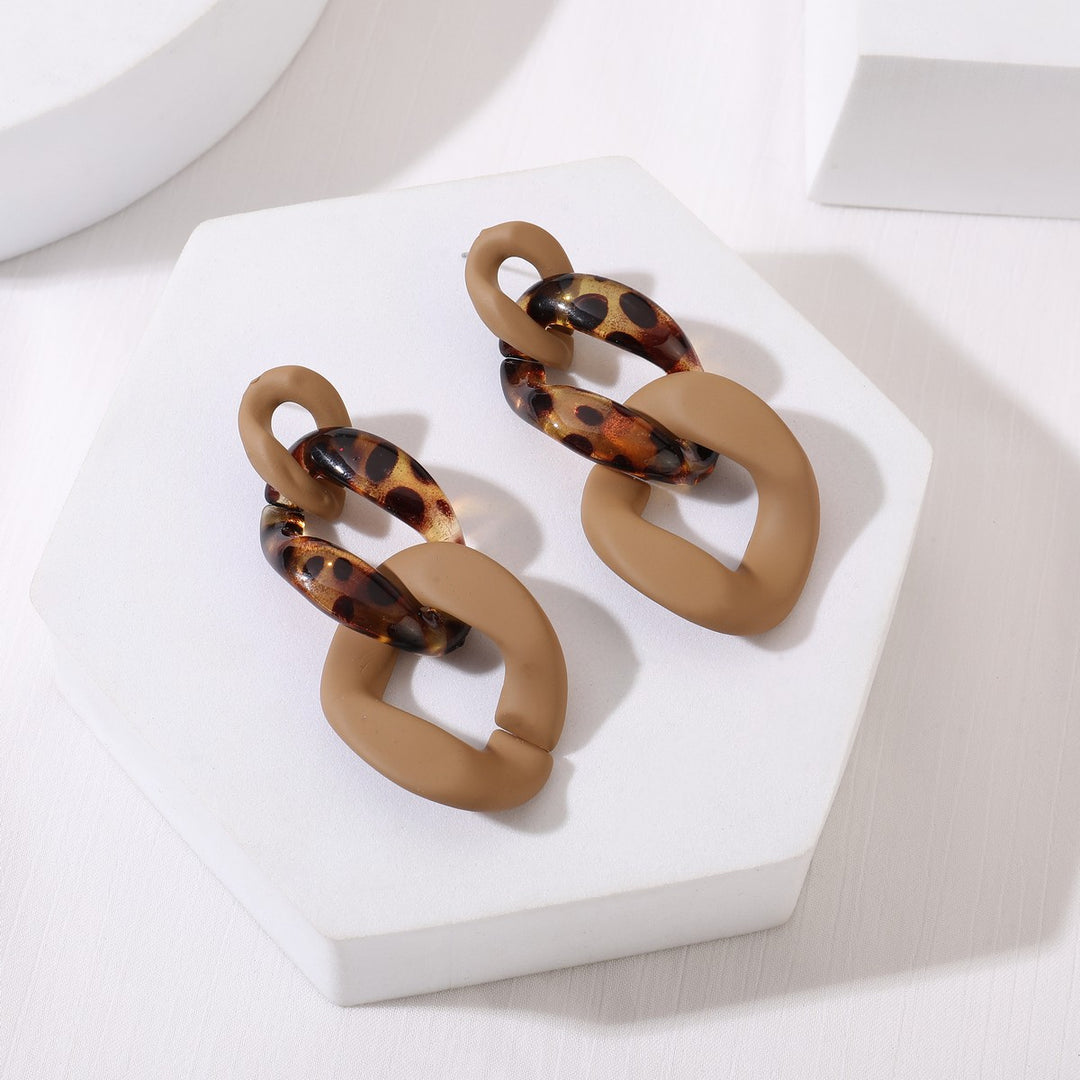 Twisted Chain Earrings