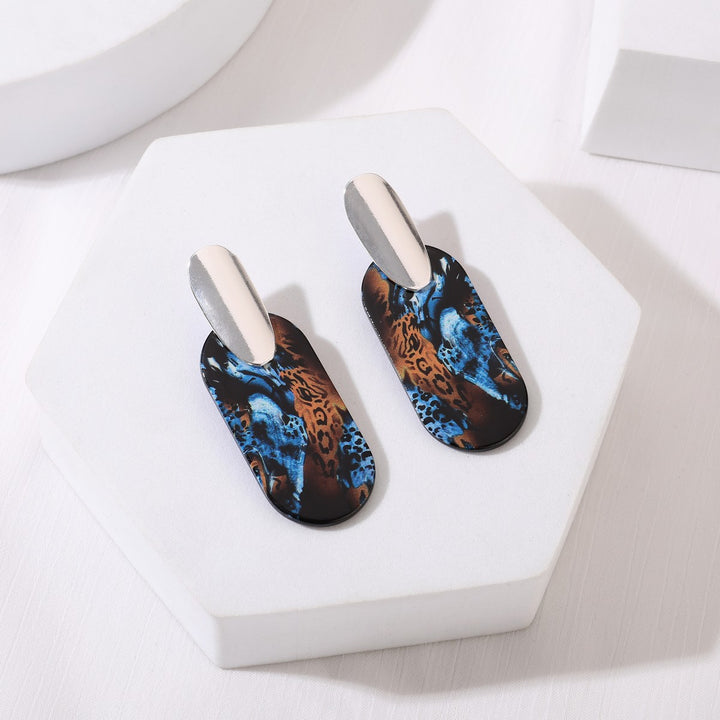 Print Effect Earrings