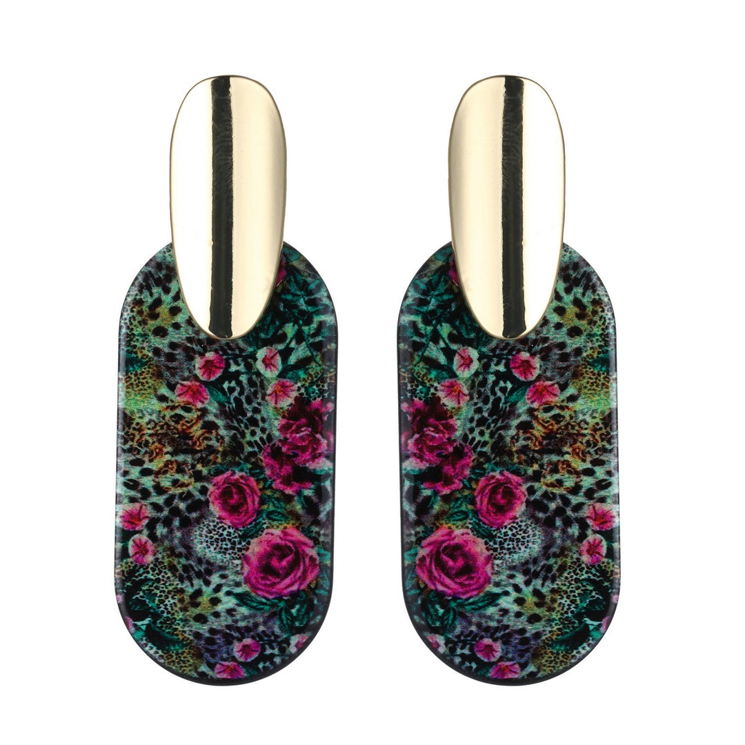 Print Effect Earrings