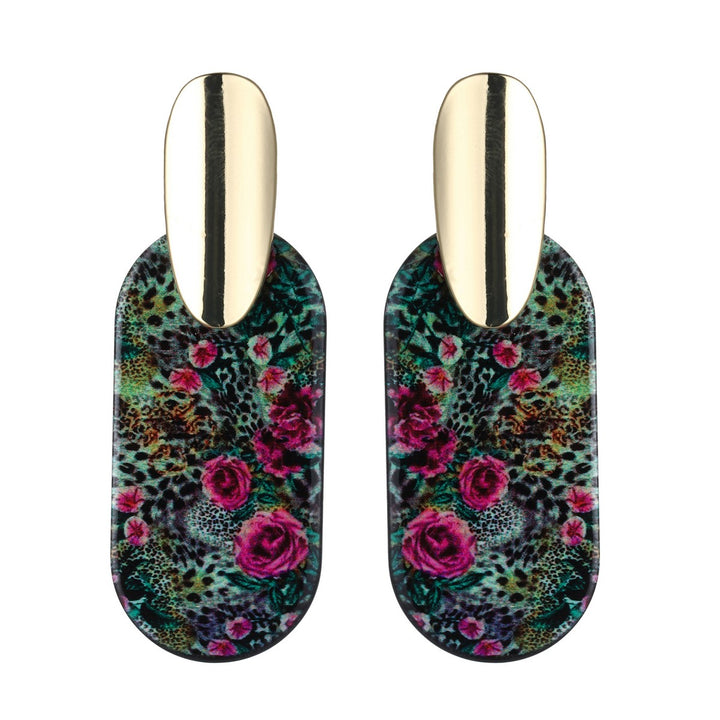 Print Effect Earrings