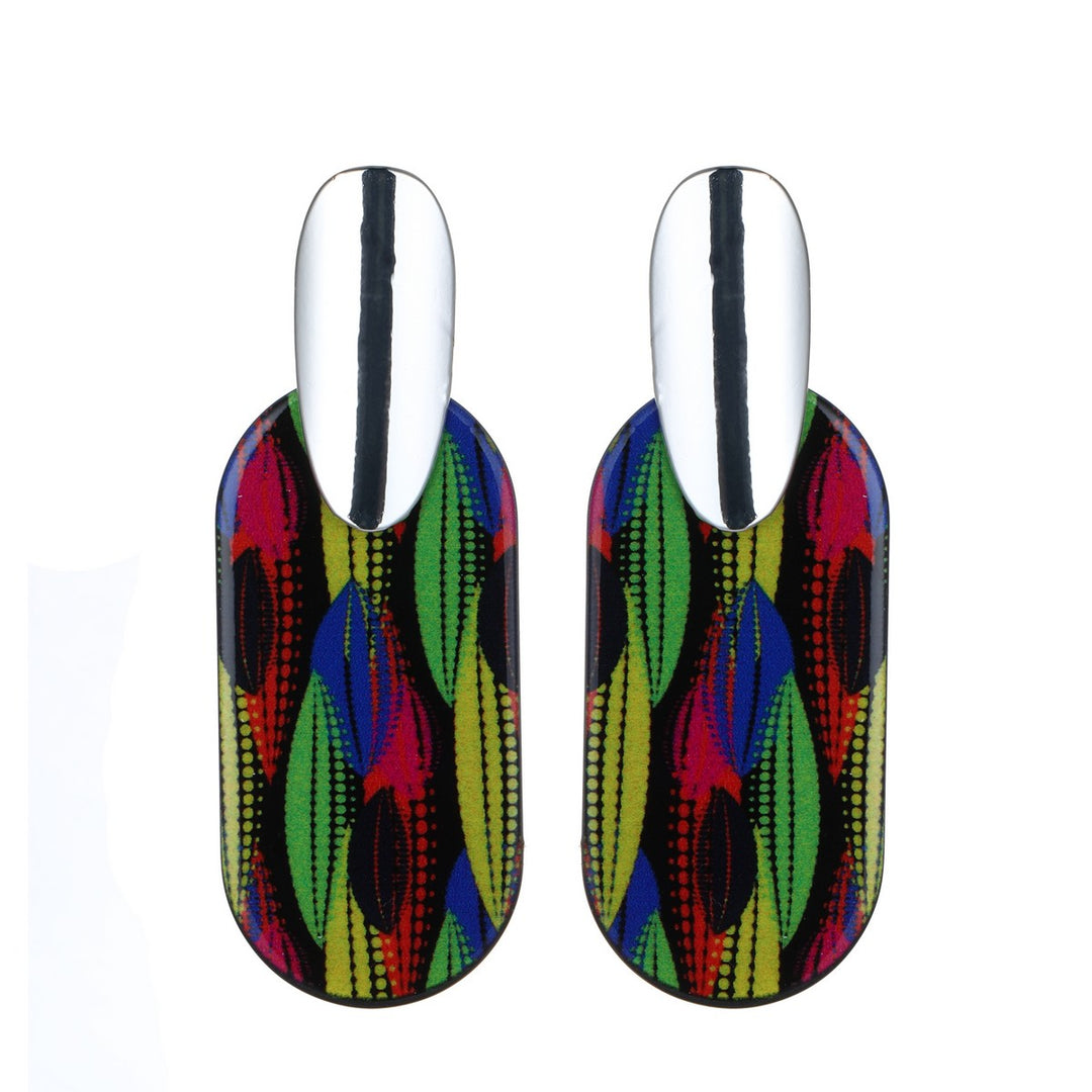 Print Effect Earrings