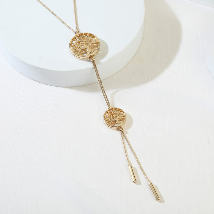Two Life Of Trees Dangaled Necklace